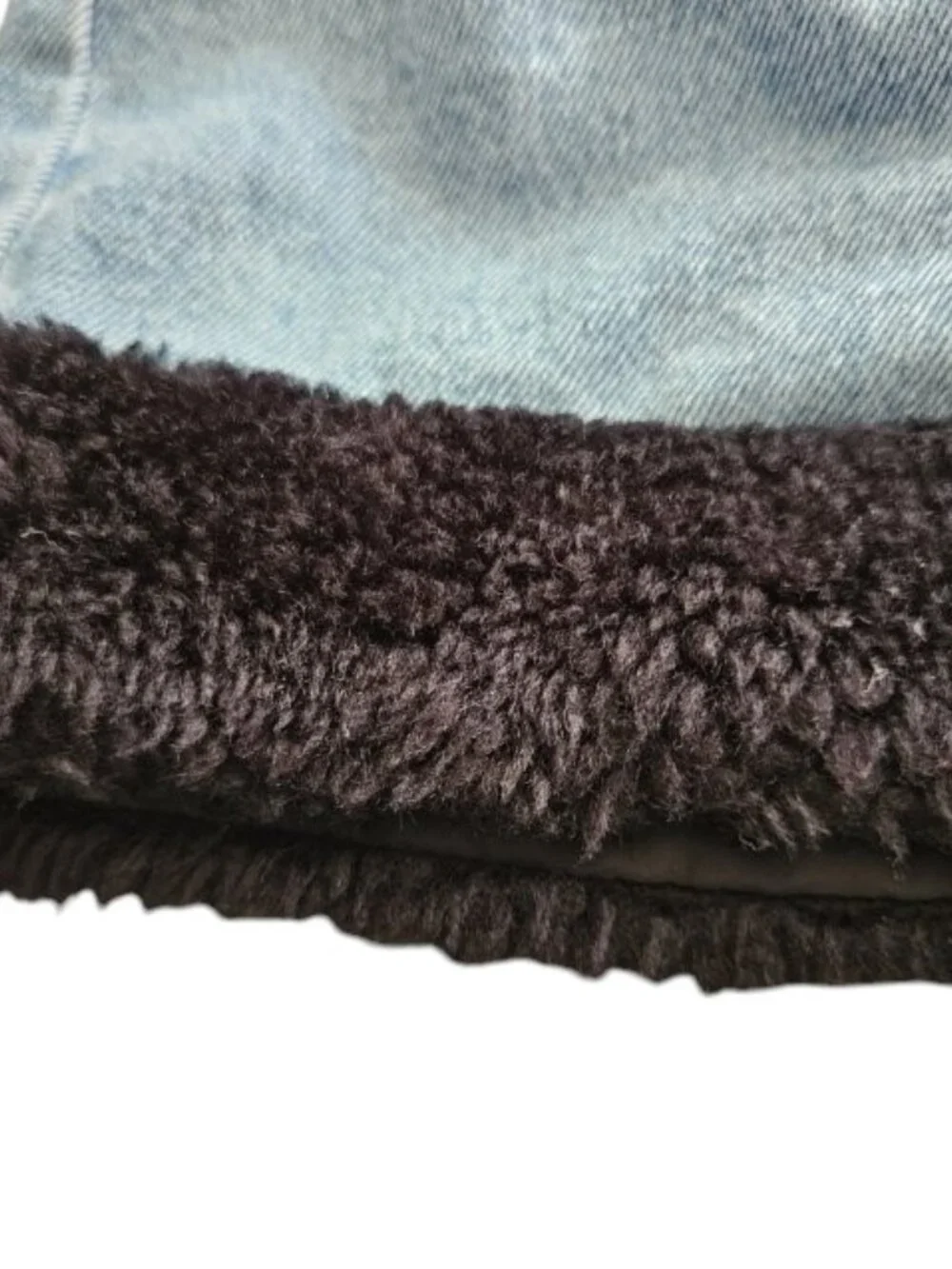THE CHILDREN’S PLACE Faux Fur Trim Denim Skort Girls Size 3T